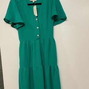Brand new with tags- Women’s Green Dress